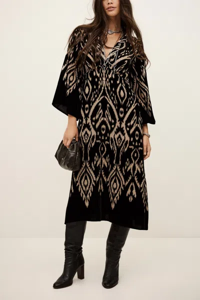 Ba&sh V-neck Collar Dress Alba For Women In Black