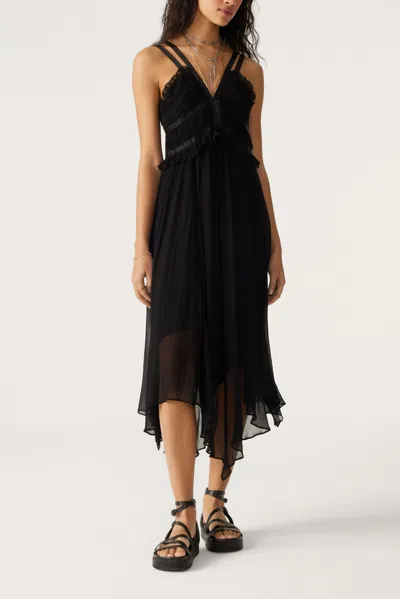 Ba&sh V-neck Collar Dress Armenia For Women In Black