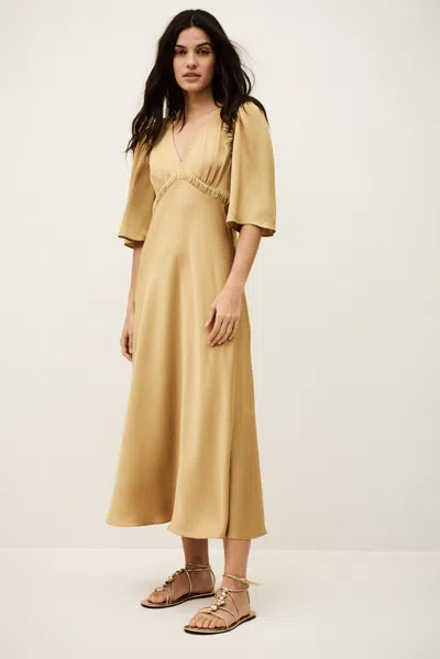 Ba&sh V-neck Collar Dress Charlotte For Women In Brown