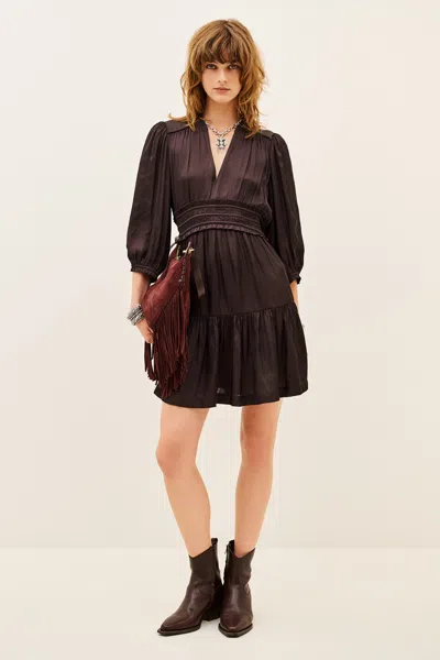 Ba&sh V-neck Collar Dress Cyrilia For Women In Brown