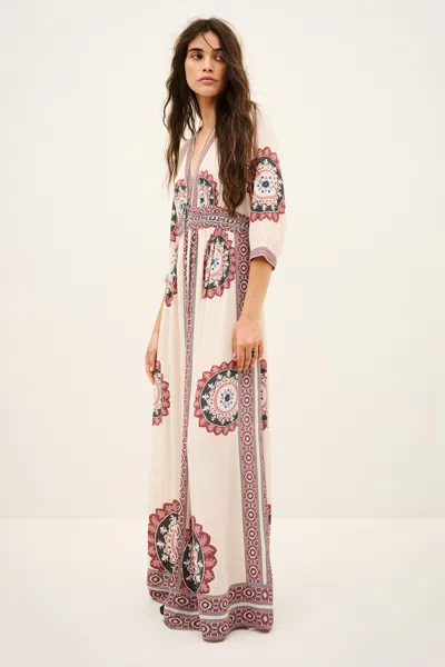Ba&sh V-neck Collar Dress Vere For Women In White