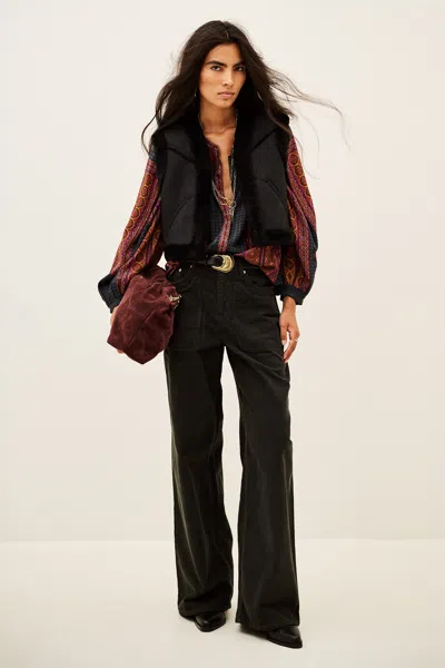 Ba&sh V-neck Collar Jacket Pilar For Women In Animal Print