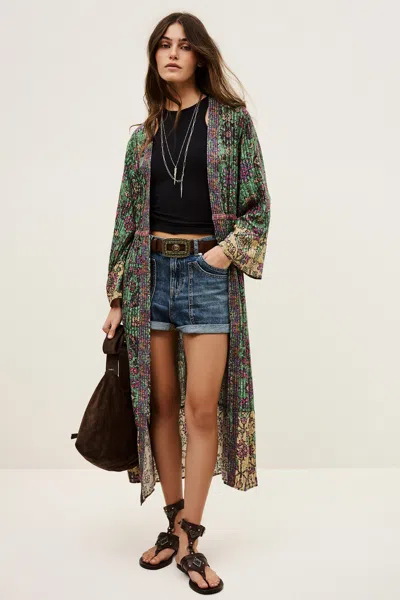 Ba&sh V-neck Collar Kimono Padrig For Women In Green
