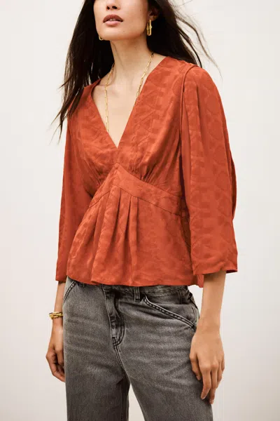 Ba&sh V-neck Collar Top Idol For Women In Red