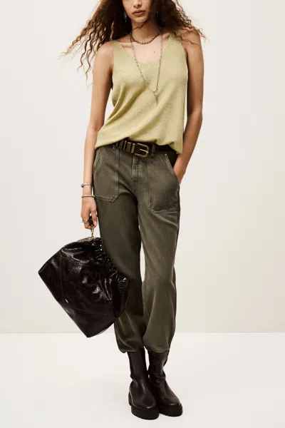 Ba&sh V-neck Collar Top Zuani For Women In Nude