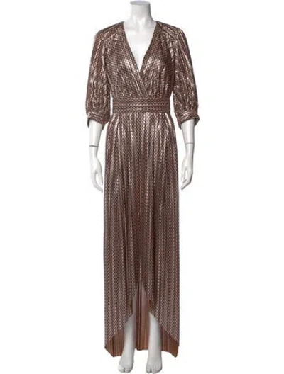Pre-owned Ba&sh V-neck Long Dress