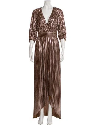 Pre-owned Ba&sh V-neck Long Dress