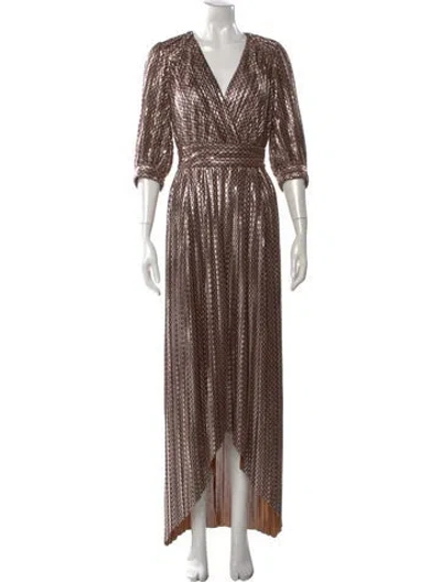 Pre-owned Ba&sh V-neck Long Dress