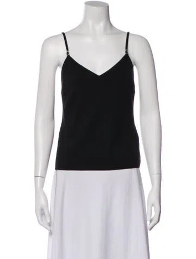 Pre-owned Ba&sh V-neck Sleeveless Top In Gray