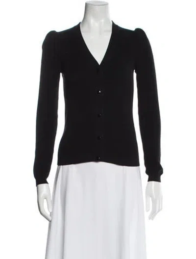 Pre-owned Ba&sh V-neck Sweater In Black