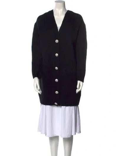 Pre-owned Ba&sh V-neck Sweater In Black