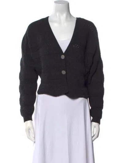 Pre-owned Ba&sh V-neck Sweater In Black