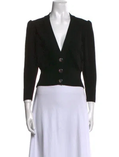 Pre-owned Ba&sh V-neck Sweater In Black