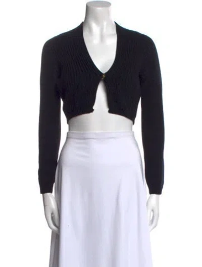 Pre-owned Ba&sh V-neck Sweater In Black