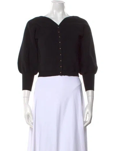 Pre-owned Ba&sh V-neck Sweater In Black