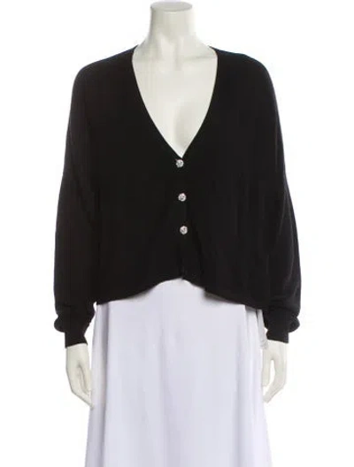 Pre-owned Ba&sh V-neck Sweater In Black