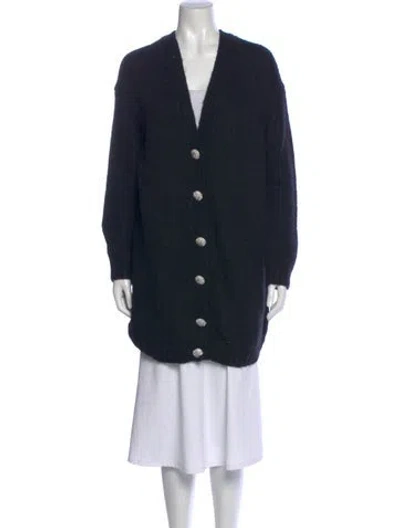 Pre-owned Ba&sh V-neck Sweater In Black
