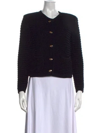 Pre-owned Ba&sh V-neck Sweater In Black