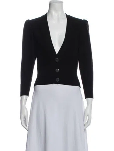 Pre-owned Ba&sh V-neck Sweater In Black