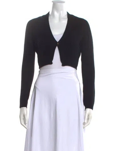 Pre-owned Ba&sh V-neck Sweater In Black