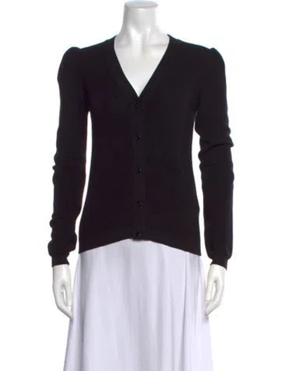 Pre-owned Ba&sh V-neck Sweater In Black