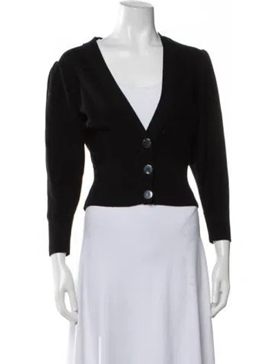 Pre-owned Ba&sh V-neck Sweater In Black