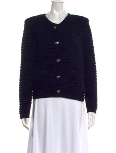 Pre-owned Ba&sh V-neck Sweater In Black