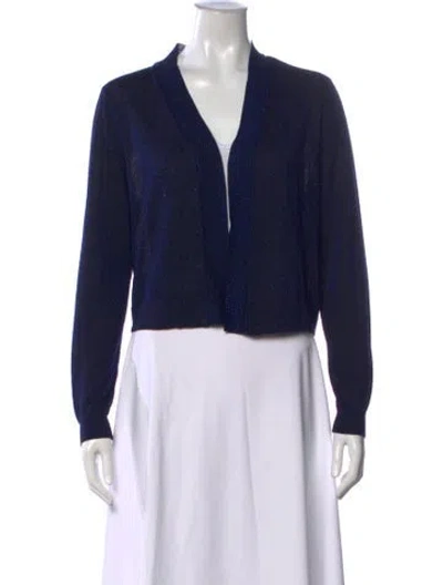 Pre-owned Ba&sh V-neck Sweater In Blue