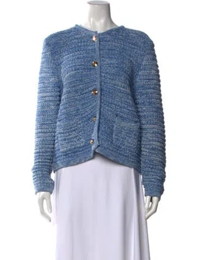 Pre-owned Ba&sh V-neck Sweater In Blue