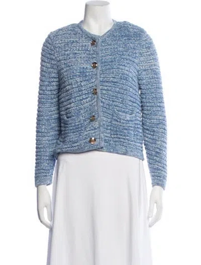 Pre-owned Ba&sh V-neck Sweater In Blue