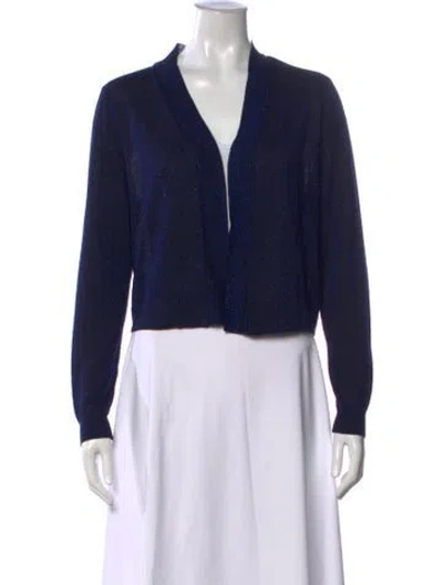 Pre-owned Ba&sh V-neck Sweater In Blue