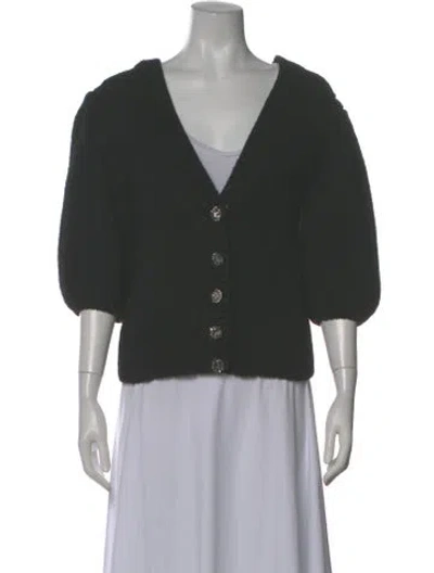 Pre-owned Ba&sh V-neck Sweater In Gray
