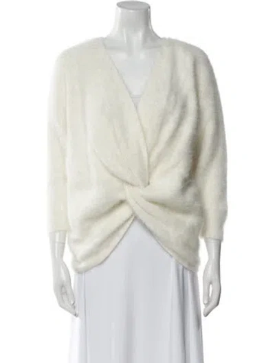 Pre-owned Ba&sh V-neck Sweater In Neutral