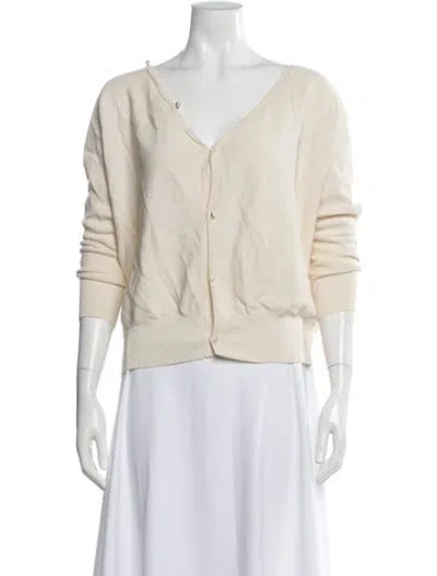 Pre-owned Ba&sh V-neck Sweater In Neutral