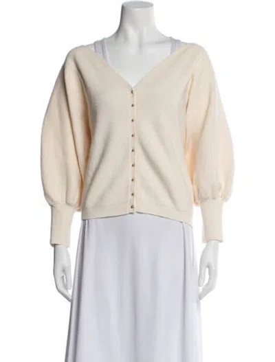 Pre-owned Ba&sh V-neck Sweater In Neutral