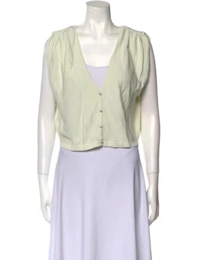Pre-owned Ba&sh V-neck Sweater In Neutral