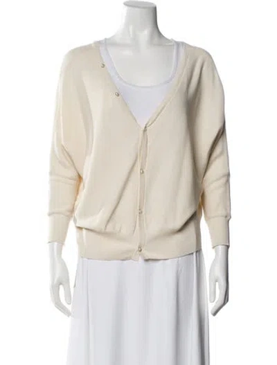 Pre-owned Ba&sh V-neck Sweater In Neutral
