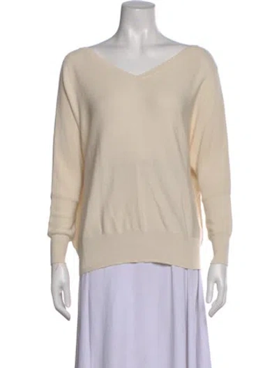 Pre-owned Ba&sh V-neck Sweater In Neutral
