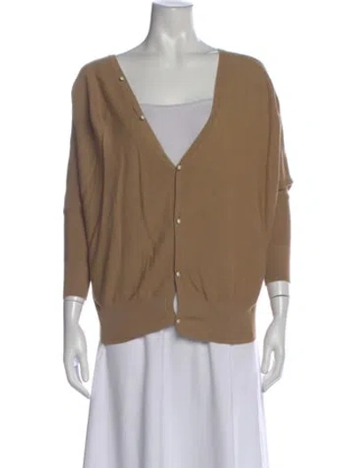 Pre-owned Ba&sh V-neck Sweater In Neutral