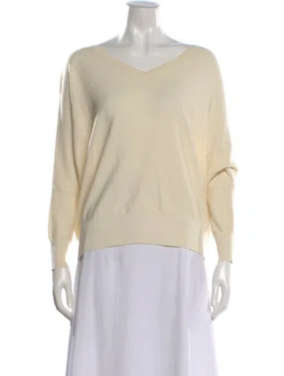 Pre-owned Ba&sh V-neck Sweater In Neutral