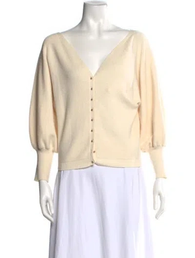 Pre-owned Ba&sh V-neck Sweater In Neutral