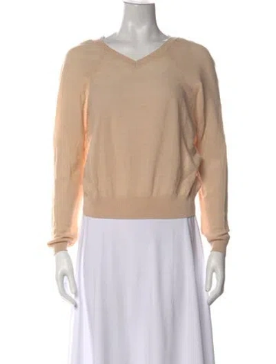 Pre-owned Ba&sh V-neck Sweater In Neutral
