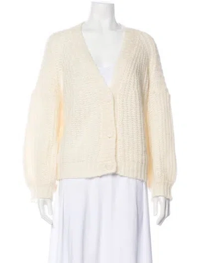 Pre-owned Ba&sh V-neck Sweater In Neutrals
