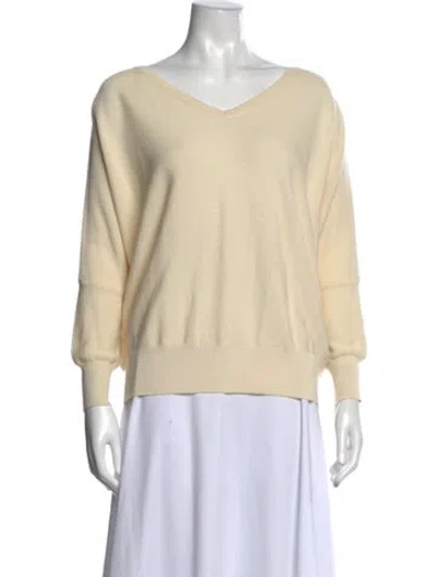 Pre-owned Ba&sh V-neck Sweater In Neutrals