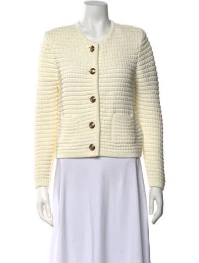 Pre-owned Ba&sh V-neck Sweater In Neutrals