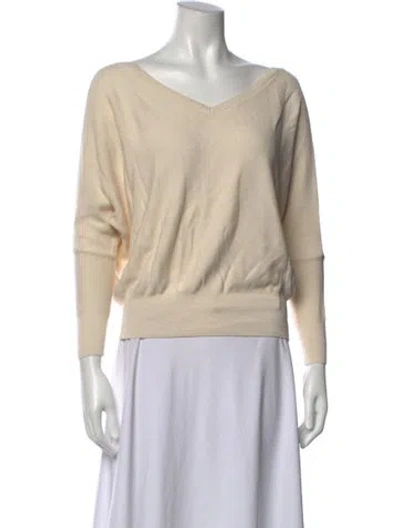 Pre-owned Ba&sh V-neck Sweater In Neutrals