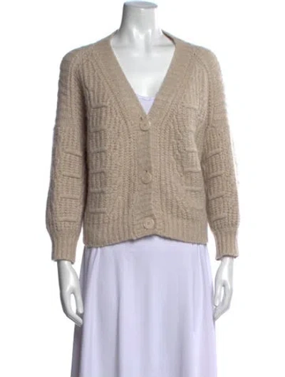 Pre-owned Ba&sh V-neck Sweater In Neutrals