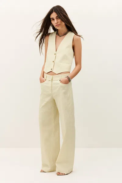 Ba&sh Waistcoat Caela For Woman In Yellow