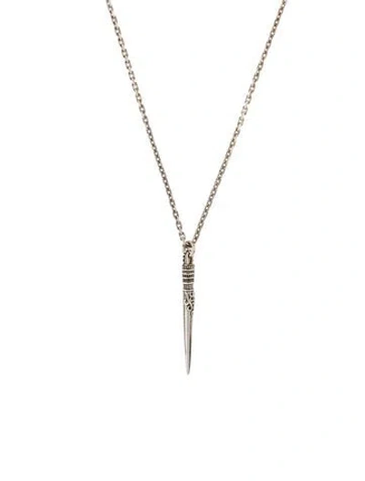 Pre-owned Ba&sh "wakiza" Pendant Necklace, 23.75" In Multicolor