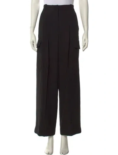 Pre-owned Ba&sh Wide Leg Pants In Black